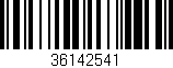 Código de barras (EAN, GTIN, SKU, ISBN): '36142541'