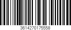 Código de barras (EAN, GTIN, SKU, ISBN): '3614270175558'