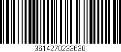 Código de barras (EAN, GTIN, SKU, ISBN): '3614270233630'