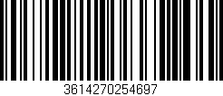 Código de barras (EAN, GTIN, SKU, ISBN): '3614270254697'
