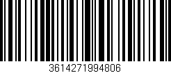 Código de barras (EAN, GTIN, SKU, ISBN): '3614271994806'