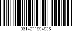 Código de barras (EAN, GTIN, SKU, ISBN): '3614271994936'