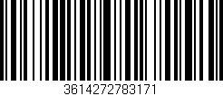 Código de barras (EAN, GTIN, SKU, ISBN): '3614272783171'