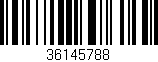 Código de barras (EAN, GTIN, SKU, ISBN): '36145788'