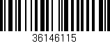 Código de barras (EAN, GTIN, SKU, ISBN): '36146115'