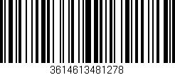 Código de barras (EAN, GTIN, SKU, ISBN): '3614613481278'