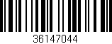 Código de barras (EAN, GTIN, SKU, ISBN): '36147044'