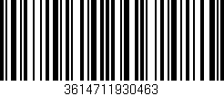 Código de barras (EAN, GTIN, SKU, ISBN): '3614711930463'