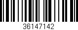 Código de barras (EAN, GTIN, SKU, ISBN): '36147142'
