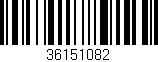 Código de barras (EAN, GTIN, SKU, ISBN): '36151082'