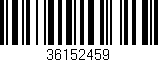 Código de barras (EAN, GTIN, SKU, ISBN): '36152459'