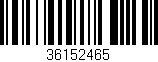 Código de barras (EAN, GTIN, SKU, ISBN): '36152465'