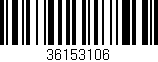Código de barras (EAN, GTIN, SKU, ISBN): '36153106'