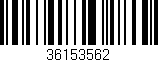 Código de barras (EAN, GTIN, SKU, ISBN): '36153562'