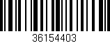 Código de barras (EAN, GTIN, SKU, ISBN): '36154403'