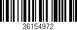 Código de barras (EAN, GTIN, SKU, ISBN): '36154972'