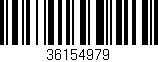 Código de barras (EAN, GTIN, SKU, ISBN): '36154979'