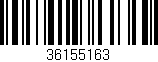 Código de barras (EAN, GTIN, SKU, ISBN): '36155163'