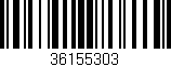 Código de barras (EAN, GTIN, SKU, ISBN): '36155303'