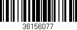 Código de barras (EAN, GTIN, SKU, ISBN): '36156077'