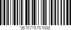 Código de barras (EAN, GTIN, SKU, ISBN): '3615715751689'