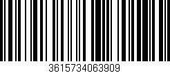 Código de barras (EAN, GTIN, SKU, ISBN): '3615734063909'