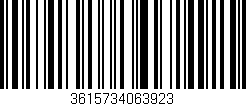 Código de barras (EAN, GTIN, SKU, ISBN): '3615734063923'