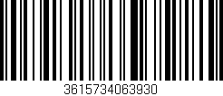 Código de barras (EAN, GTIN, SKU, ISBN): '3615734063930'