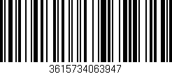 Código de barras (EAN, GTIN, SKU, ISBN): '3615734063947'