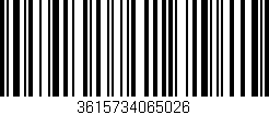 Código de barras (EAN, GTIN, SKU, ISBN): '3615734065026'