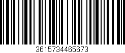 Código de barras (EAN, GTIN, SKU, ISBN): '3615734465673'