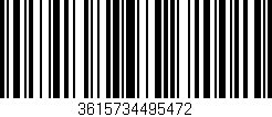 Código de barras (EAN, GTIN, SKU, ISBN): '3615734495472'