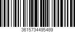 Código de barras (EAN, GTIN, SKU, ISBN): '3615734495489'