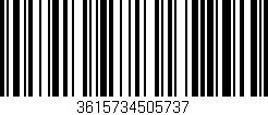 Código de barras (EAN, GTIN, SKU, ISBN): '3615734505737'