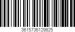 Código de barras (EAN, GTIN, SKU, ISBN): '3615736129825'