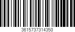 Código de barras (EAN, GTIN, SKU, ISBN): '3615737314350'