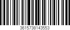Código de barras (EAN, GTIN, SKU, ISBN): '3615738143553'