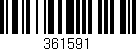 Código de barras (EAN, GTIN, SKU, ISBN): '361591'