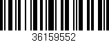 Código de barras (EAN, GTIN, SKU, ISBN): '36159552'