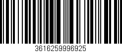 Código de barras (EAN, GTIN, SKU, ISBN): '3616259996925'
