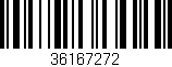 Código de barras (EAN, GTIN, SKU, ISBN): '36167272'