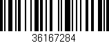 Código de barras (EAN, GTIN, SKU, ISBN): '36167284'