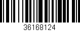 Código de barras (EAN, GTIN, SKU, ISBN): '36168124'