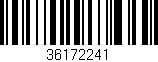 Código de barras (EAN, GTIN, SKU, ISBN): '36172241'
