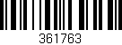 Código de barras (EAN, GTIN, SKU, ISBN): '361763'
