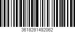 Código de barras (EAN, GTIN, SKU, ISBN): '3618281492062'