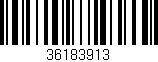 Código de barras (EAN, GTIN, SKU, ISBN): '36183913'