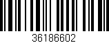 Código de barras (EAN, GTIN, SKU, ISBN): '36186602'