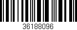 Código de barras (EAN, GTIN, SKU, ISBN): '36188096'
