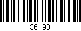 Código de barras (EAN, GTIN, SKU, ISBN): '36190'